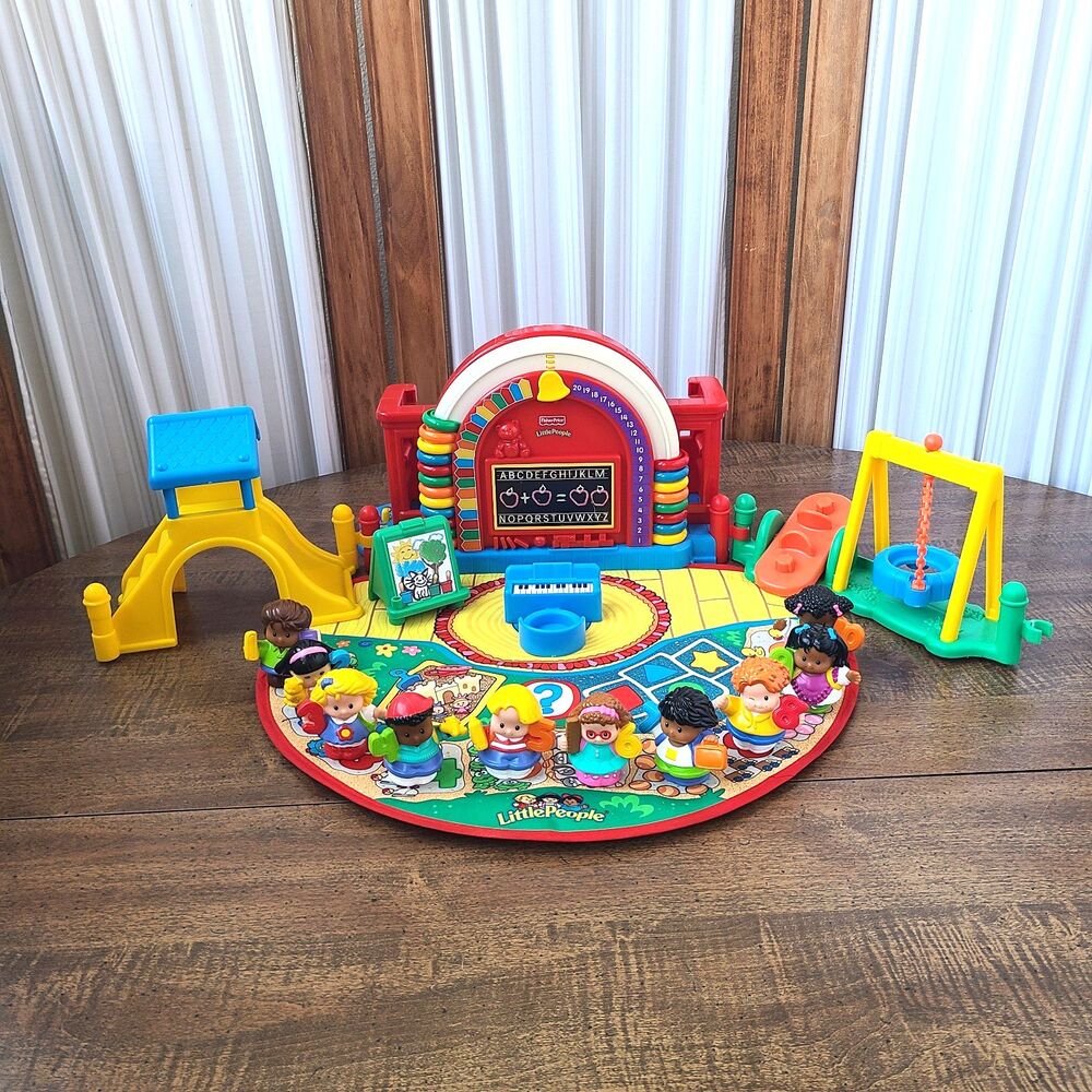 Fisher Price Little People Time To Learn Preschool COMPLETE Set Figures - Tested